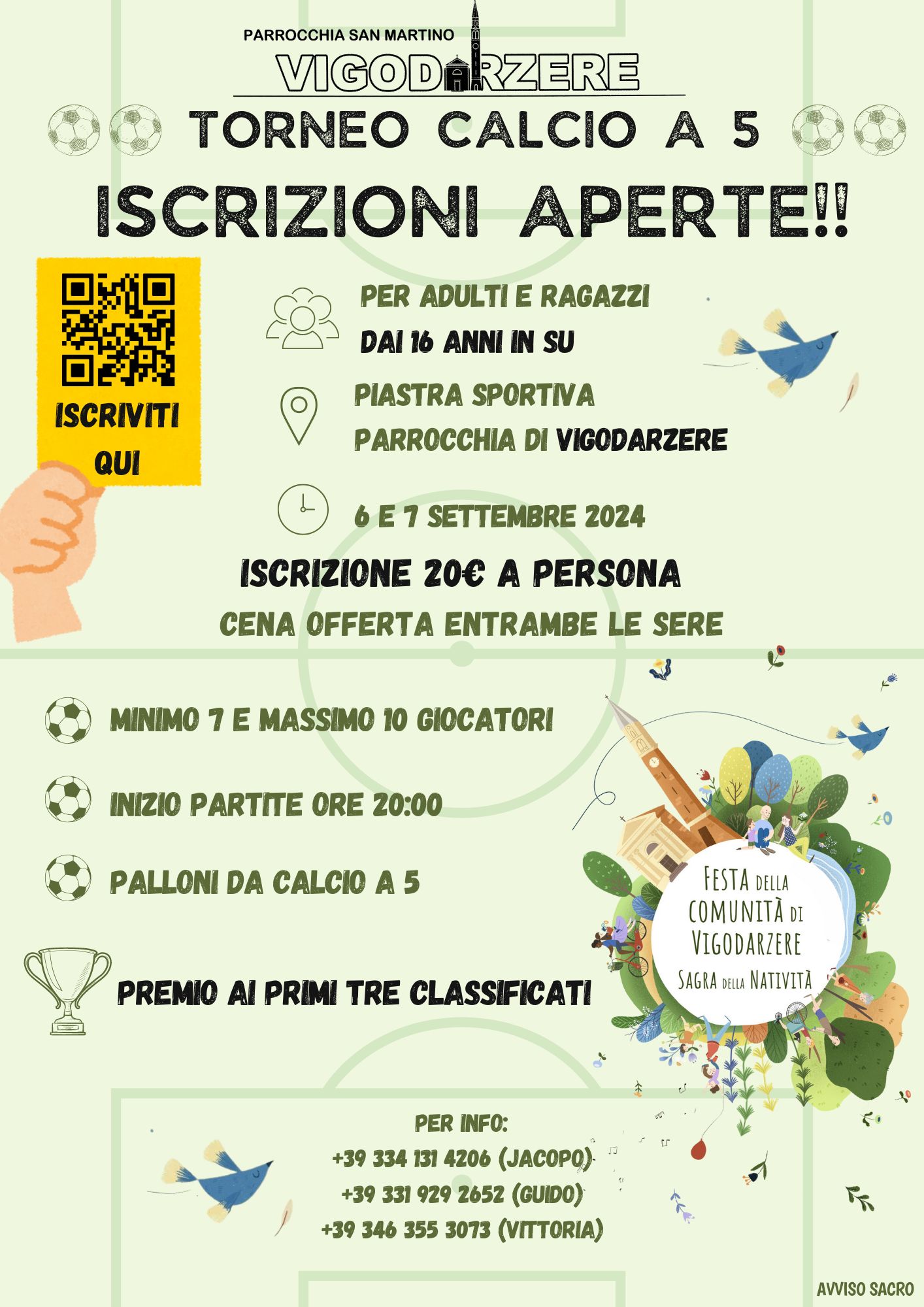 SAGRA DELLA NATIVITÀ DI MARIA – Parrocchia di Vigodarzere, image size:1414x2000